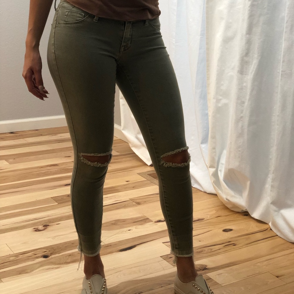 Olive Jeggings